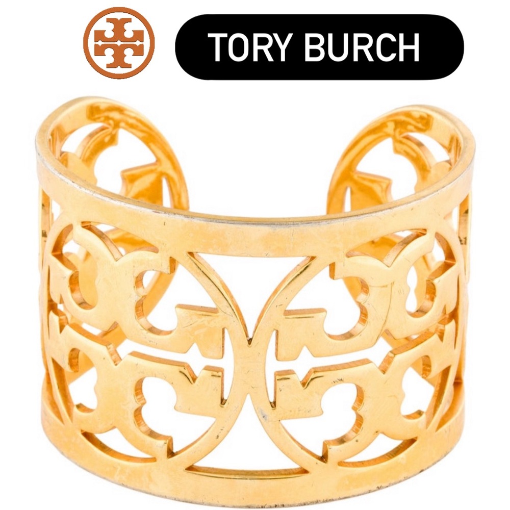 *** Reserved ***
Tory Burch Gold Miller T Logo Cuff Bracelet NWT - Picture 1 of 6